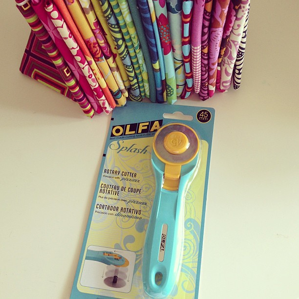 Chance to win a new Olfa Splash rotary cutter on my blog! link in my profile #olfa #giveaway