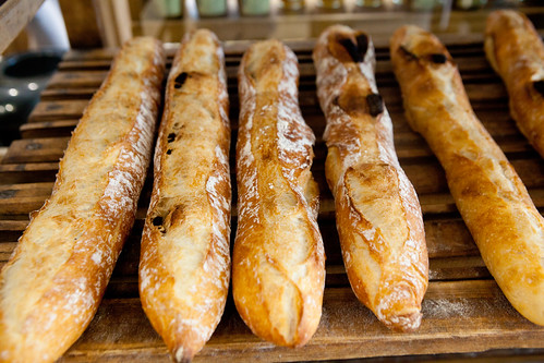 Chocolate baguettes, cooling
