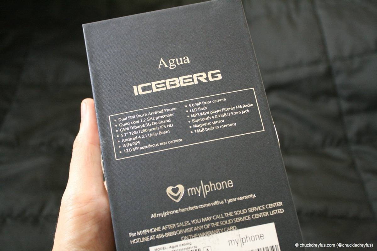 Iceberg - Box (back)
