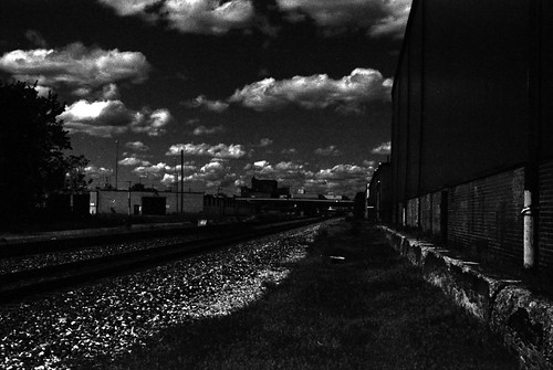 Contrasty Akron From the Tracks
