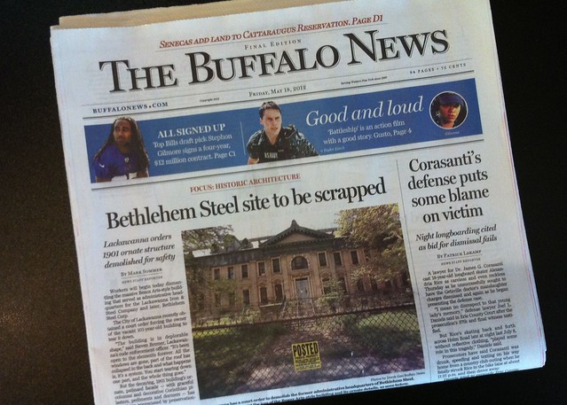 Buffalo News - Bethlehem Steel site to be scrapped