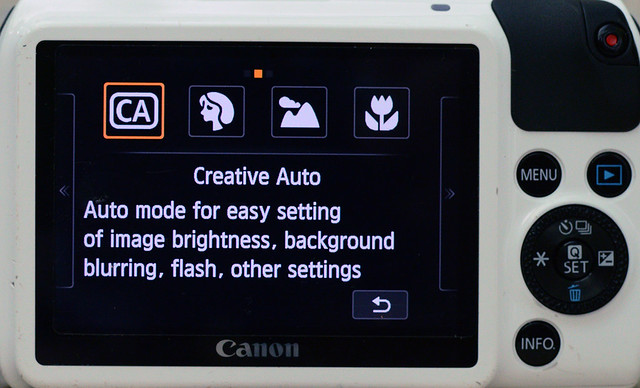 Settings of Canon EOS M for pinhole photography 1/4