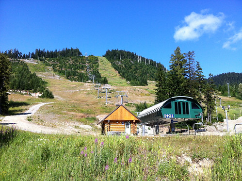 Cypress Mountain ski resort in summer (West Vancouver)