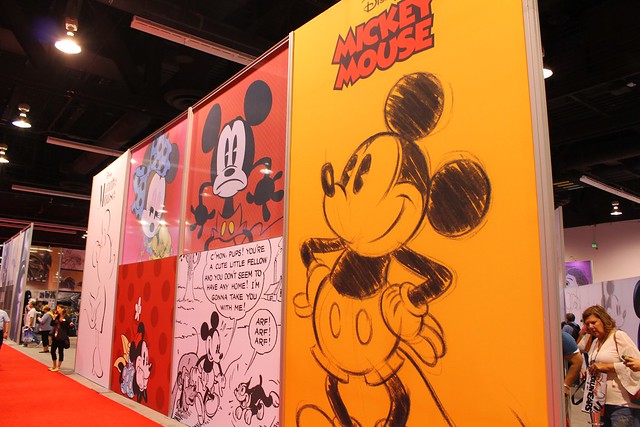 2013 D23 Expo Disney convention show floor