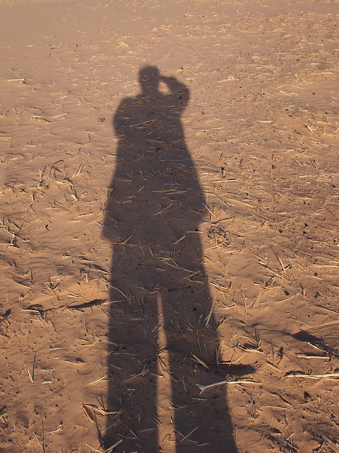 自拍照-在沙漠邊緣