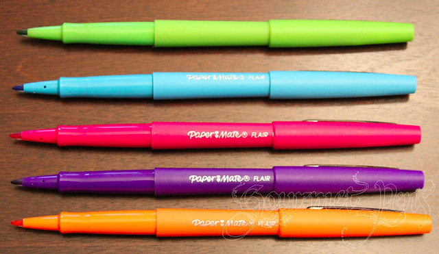 Gourmet Pens: Review: PaperMate Flair Felt-Tip Pens