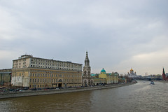 Vue sur la Moskova depuis le Pont Bolshoy Moskvoretsky