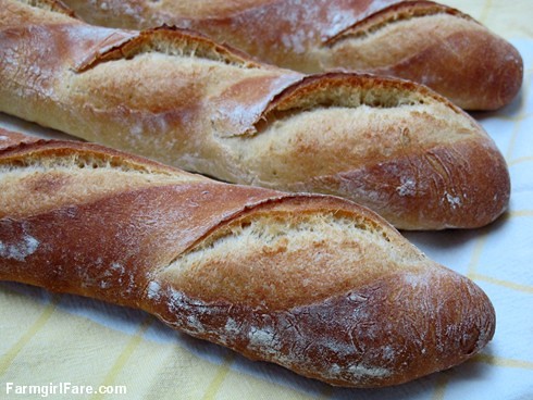 Four Hour Parisian Daily Baguettes, an easy French bread recipe (4) - FarmgirlFare.com