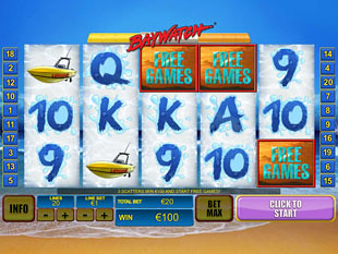free Baywatch free spins feature