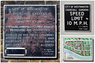 Churchill Gardens / signs