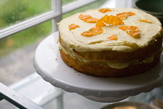 Orange Buttermilk Layer Cake by The Domestic Front