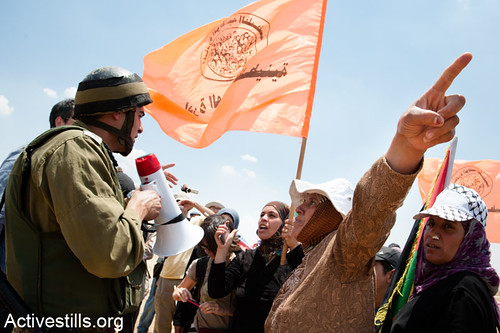 Demonstration against demolitions, Susya, West Bank, 22.06.2012