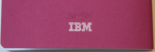 IBM Think Notebooks Back