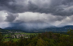 Stormy day at Bled, Slovenia