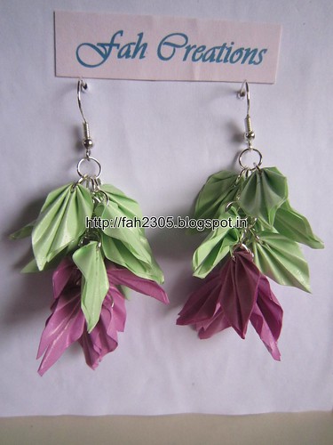 Handmade Jewelry - Paper Quilling Earrings (21) by fah2305