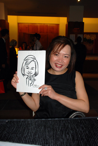 caricature live sketching for Rio Tinto Dinner & Dance - 8