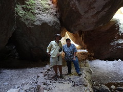 lynne and donna in caves