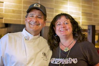 Cassandra (@GoodLifeVan) and Jim Romer (Romer's Burgers)