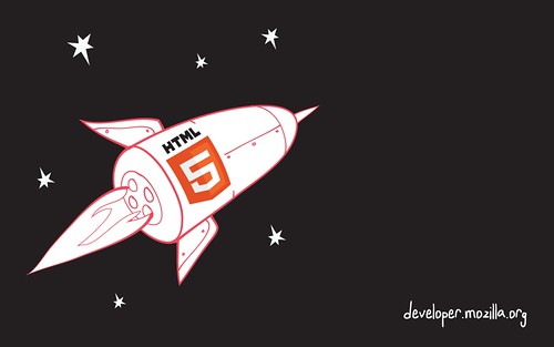 HTML5 gaming rocket wallpaper
