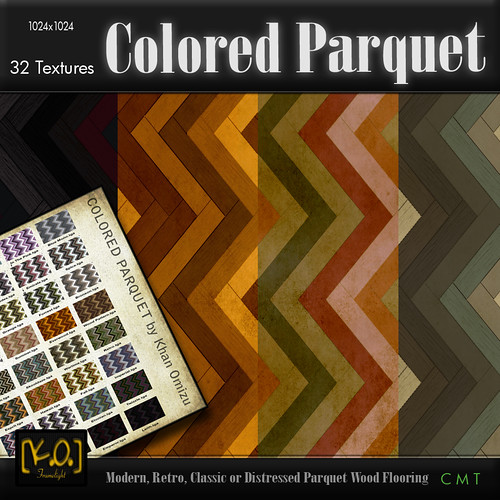 [K.O.] - Colored Parquet - 32 Textures by Khan Omizu