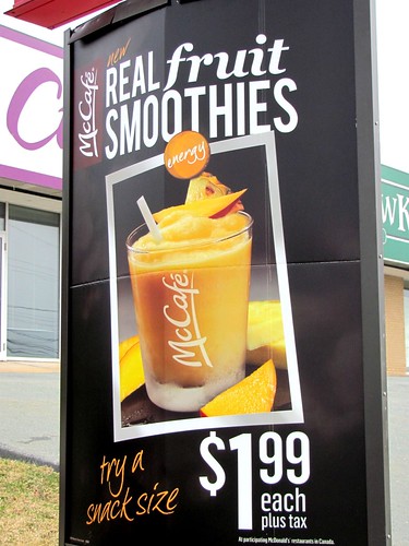 Review of McDonald's New Real Fruit Smoothies
