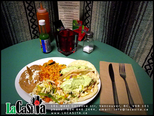 La Casita Gastown menu baja fish taco