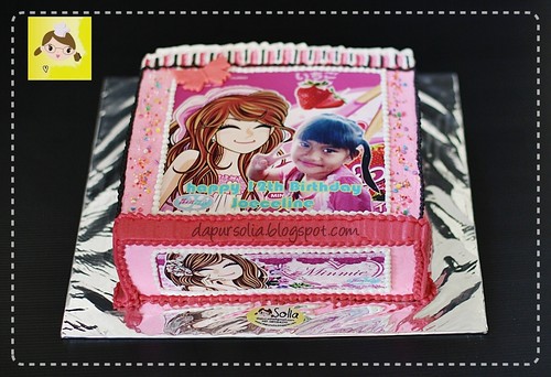 Birthday Cake with Edible Image for Joeceline