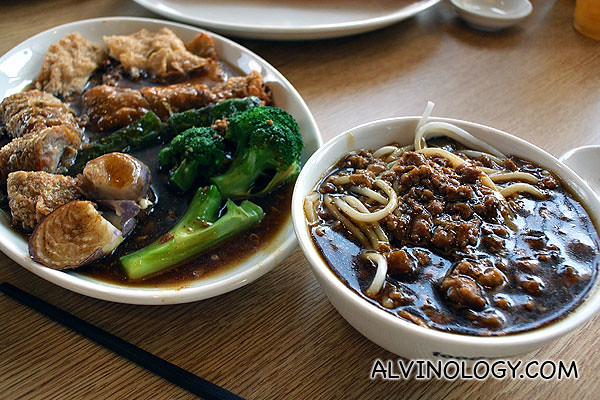 Fu Lin Tofu Yuen - 7pcs Niang Tofu set with Noodle 