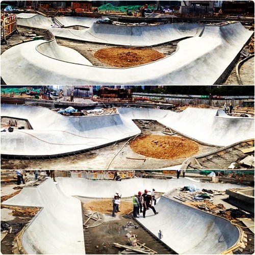 TKO Skatepark Progress  by wZa HK