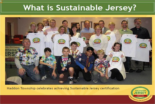 Haddon Township, NJ celebrates certification (courtesy of Sustainable Jersey)