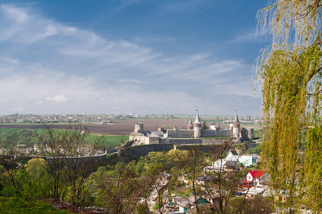 The View on Kamianets Castle
