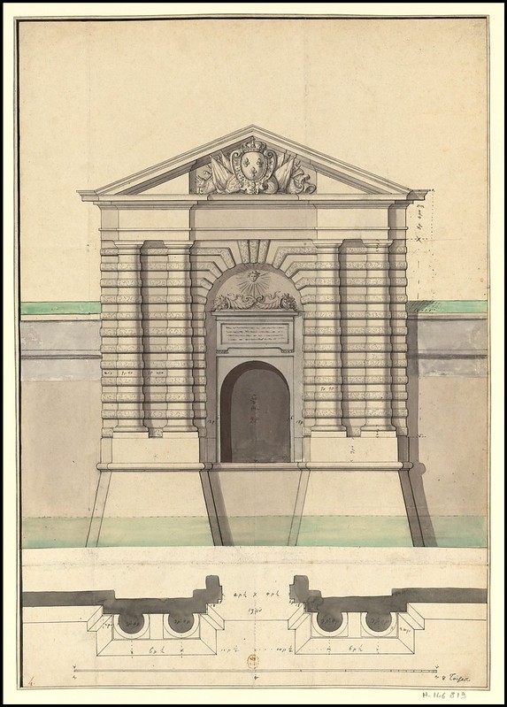 design from the Robert de Cotte architectural collection of 17th c. France