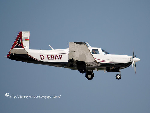 D-EBAP Mooney M.20M-TLS by Jersey Airport Photography