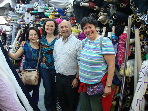 Maria, me, Kashi and Barbara at Metro Textiles