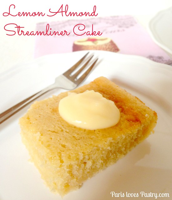 Almond Lemon Streamliner Cake