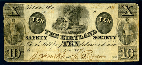 Archives Kirtland Safety Society note
