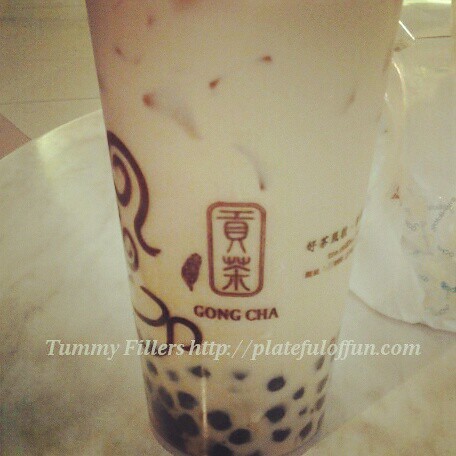 Gong Cha pearl milk tea