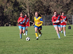 Belnorth U 13 Div 2 Girls Soccer 2012 vs Woden Valley 5 May 12