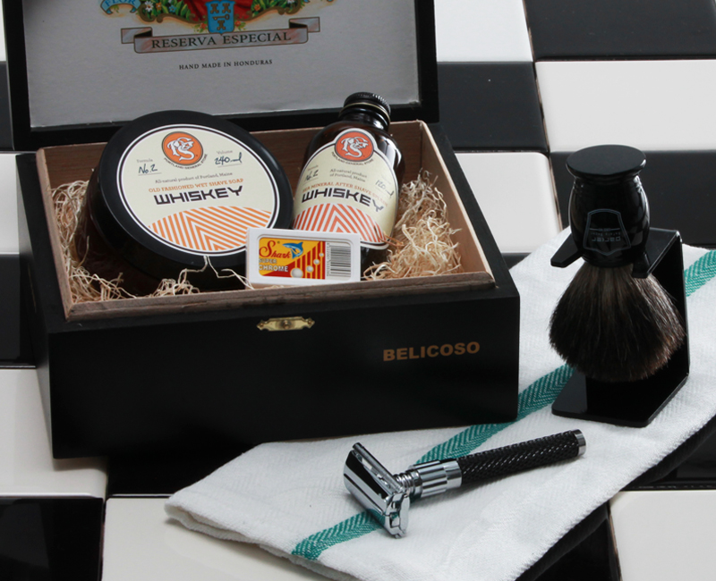Shave like a man with Broquet's safety razor shaving kit