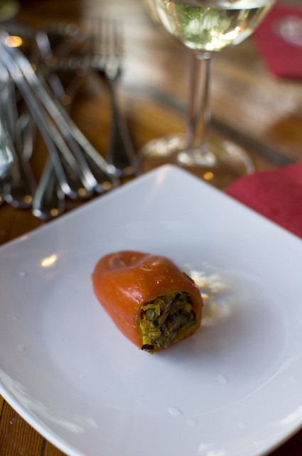 curry-stuffed peppers