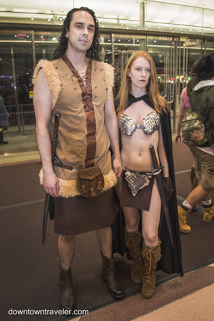NY Comic Con Couples Costume Conan Red Sonja