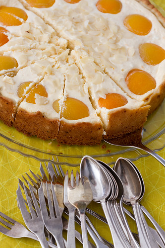Nami-Nami Easter Brunch 2012: Cardamom-scented apricot and curd cheese cake