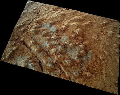 Curiosity sol 277 MAHLI 3d - Cumberland patch