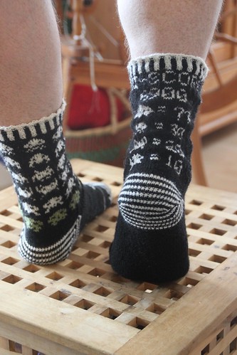 invader socks.