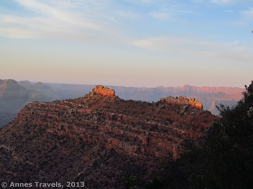 Sunset on the Grandview Trail, Grand Canyon National Park, Arizona