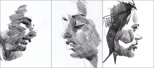 shady portrait sketches