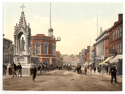 [High Street, Maidstone, England]  (LOC) by The Library of Congress