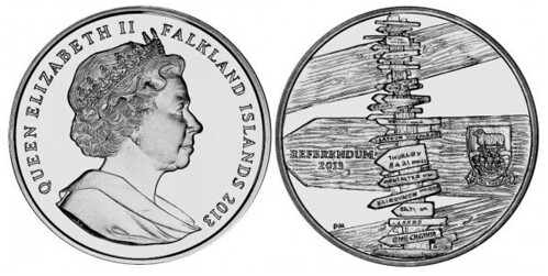 Falkland Islands Referendum coin