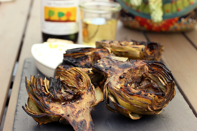 Grilled Marinated Artichokes with Wine Pairing from BestWinesOnline.com