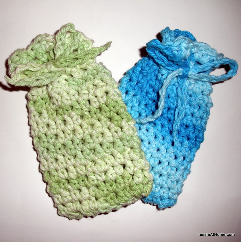 Spa-Set-Soap-Bags-Free-Crochet-Pattern
